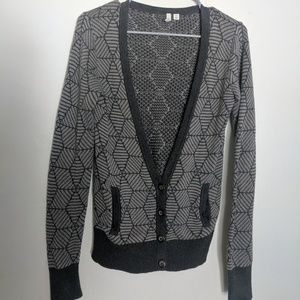 Anthro Frenchi Spider Web Cardigan Sweater Fall